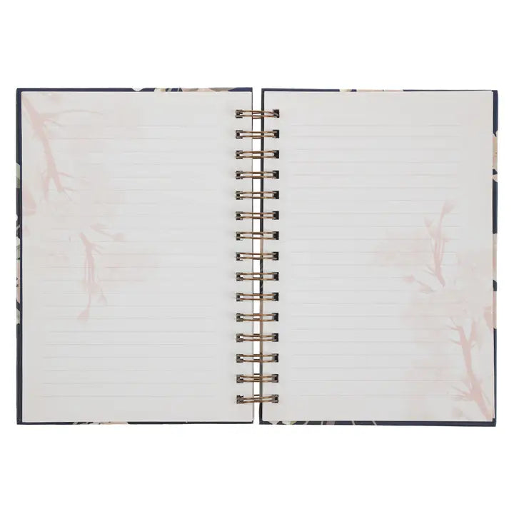 Journal Wirebound Large Navy It Is Well with My Soul