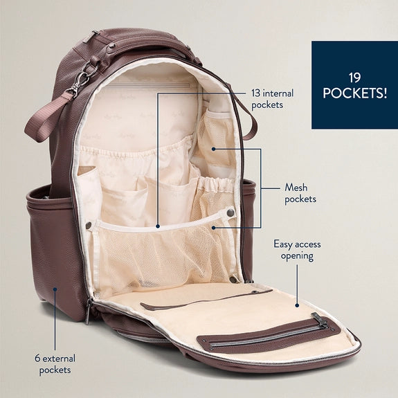 Itzy Ritzy Espresso Boss Plus Diaper Bag Backpack