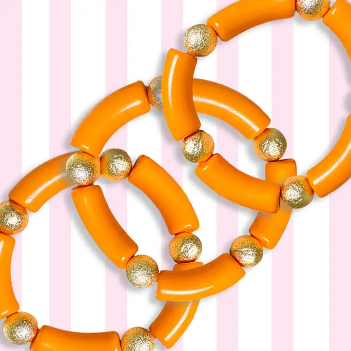 Viv & Lou Orange Wrenley Bracelet