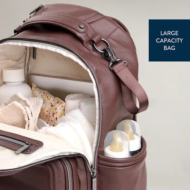 Itzy Ritzy Espresso Boss Plus Diaper Bag Backpack