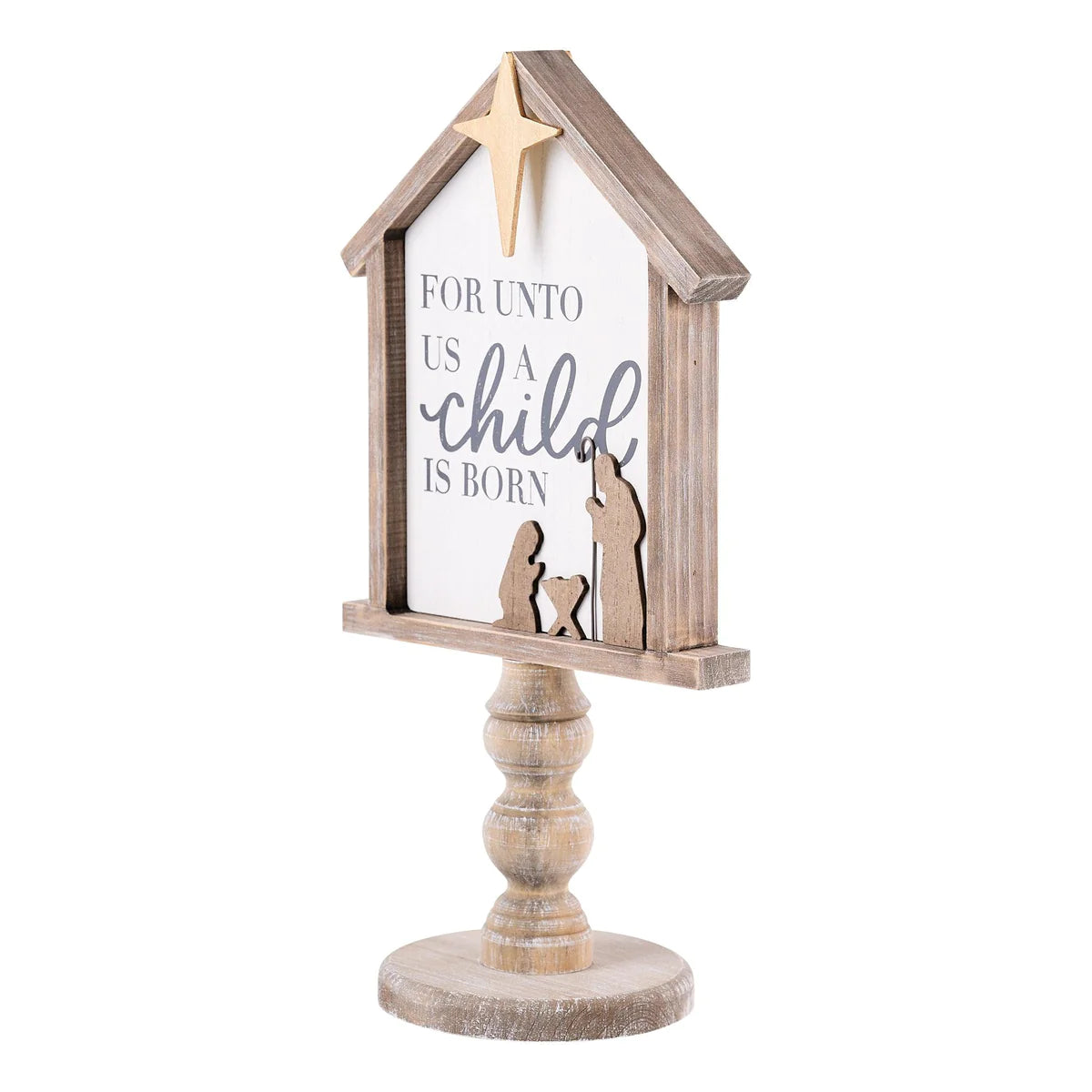 Unto Us A Child Is Born Glory Haus Stand