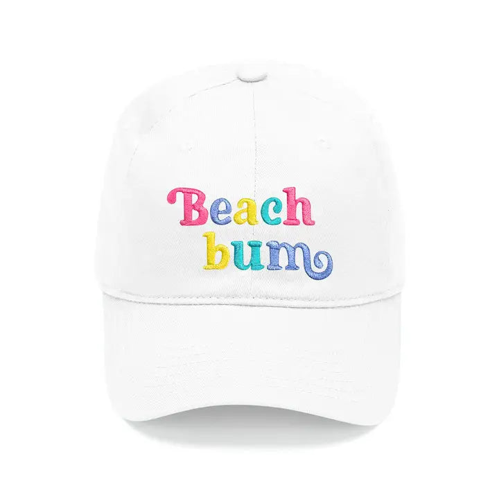 Viv & Lou Beach Bum White Cap