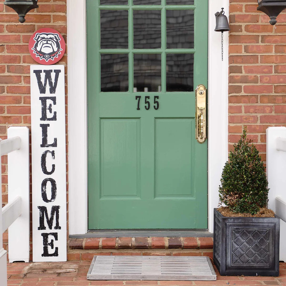 Georgia Bulldog Glory Haus Topper