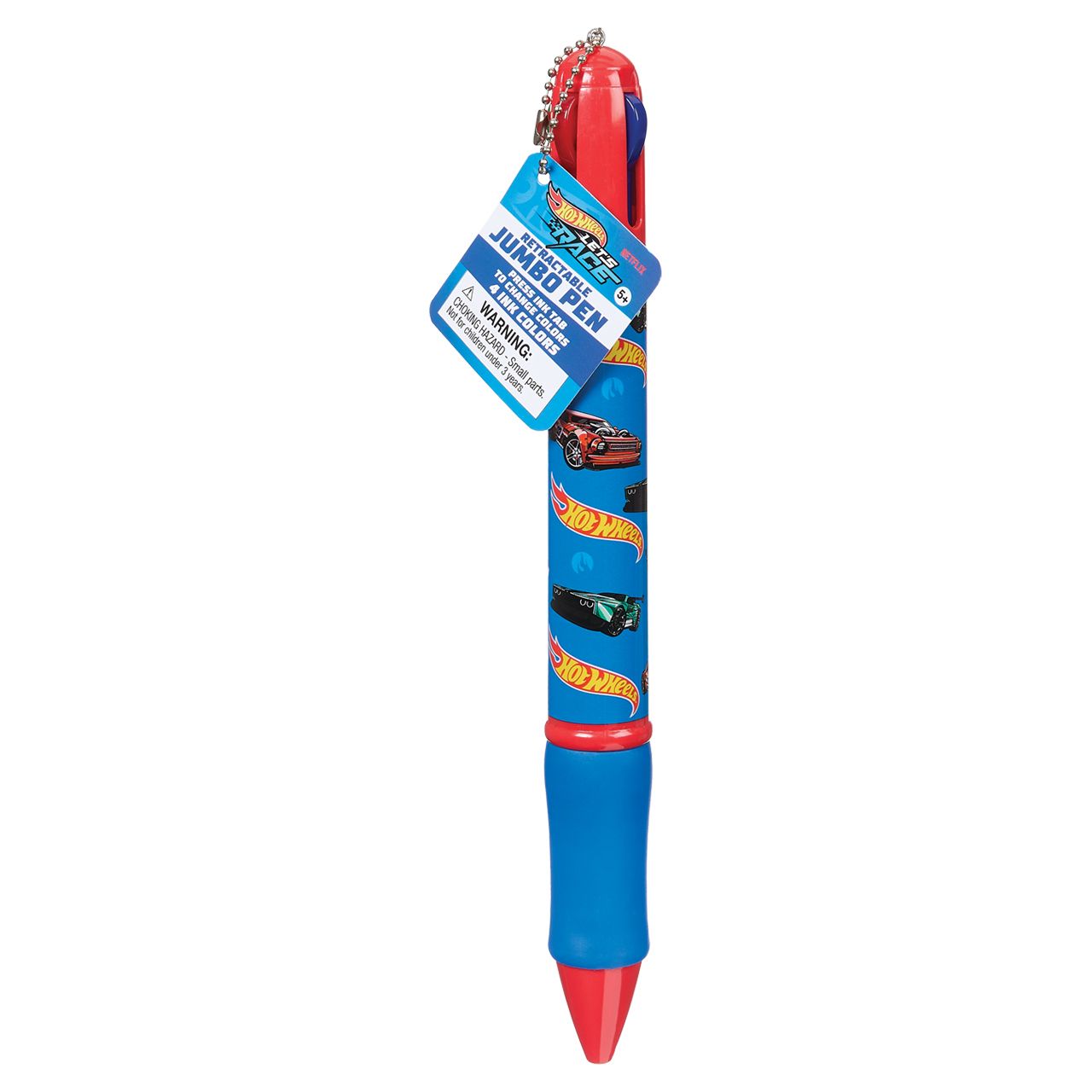 Jumbo 4-Color Pen - Hot Wheels