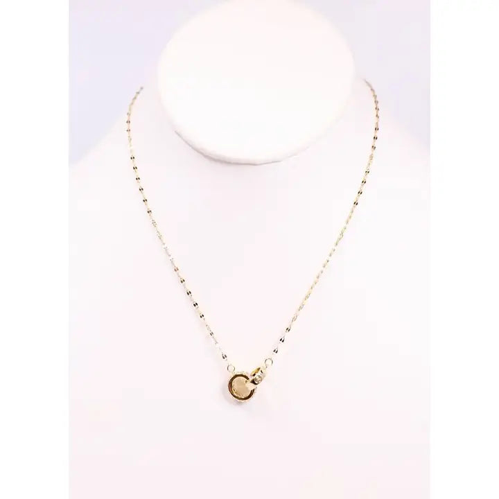 Caroline Hill Antonine Necklace with Charm Gold