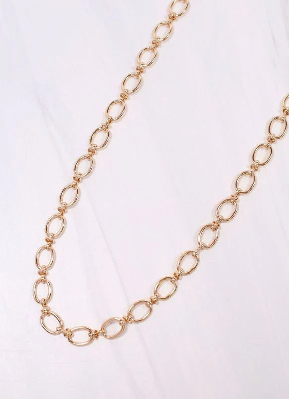 Caroline Hill Gold Morrison Link Necklace