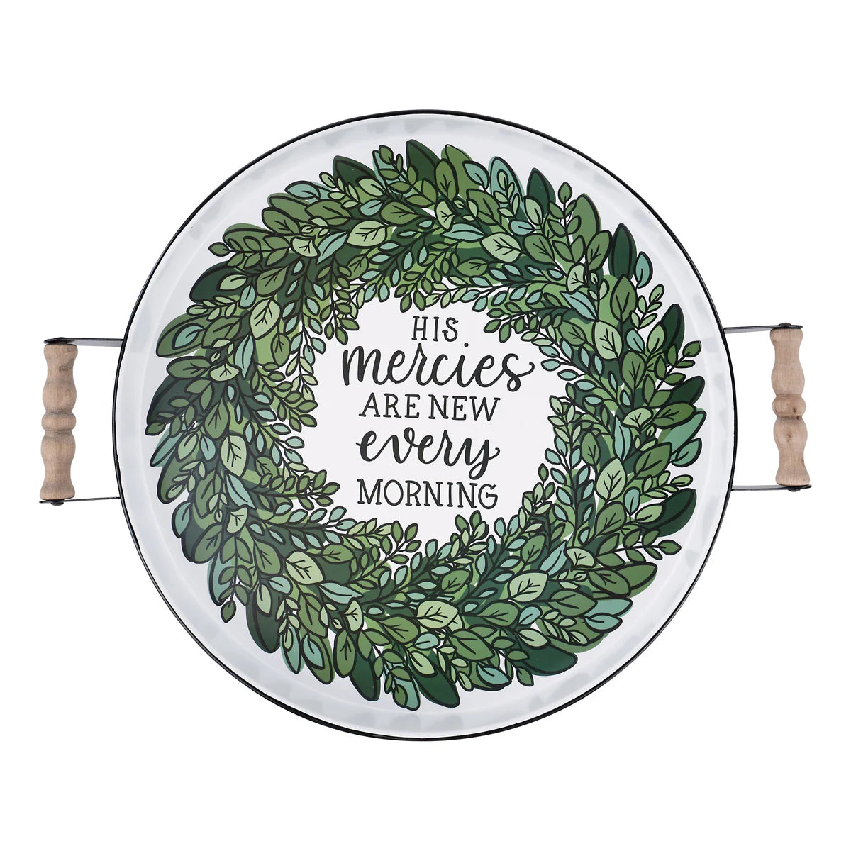 Glory Haus Mercies Are New Every Morning Enamel Tray