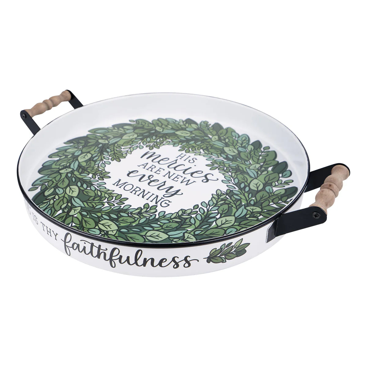 Glory Haus Mercies Are New Every Morning Enamel Tray