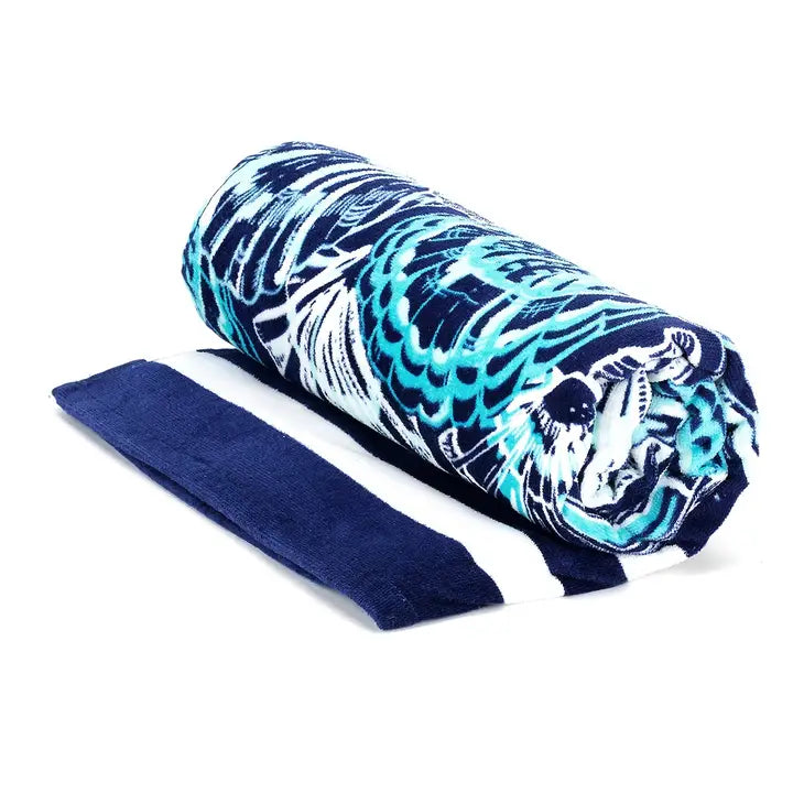 Viv & Lou Aquaholic Beach Towel