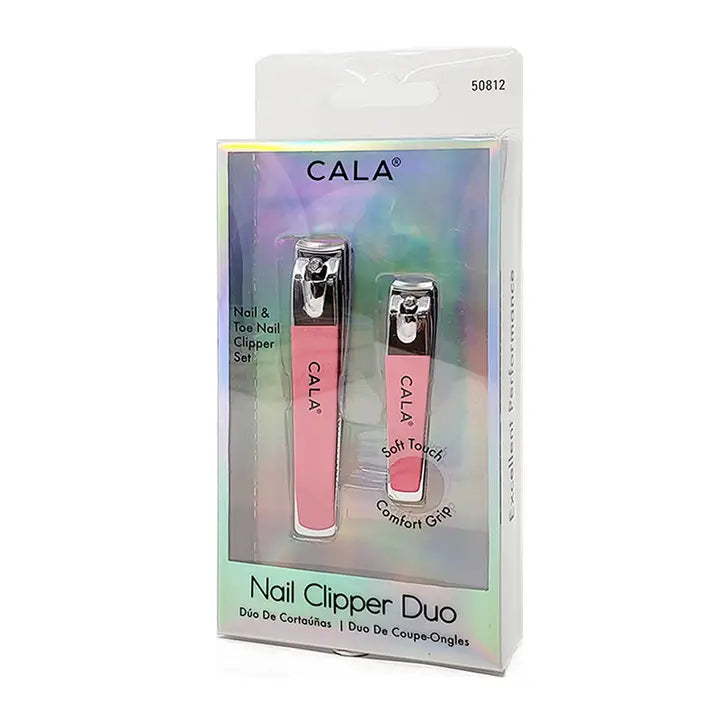 Cala Soft Touch Clipper Duo Set Coral
