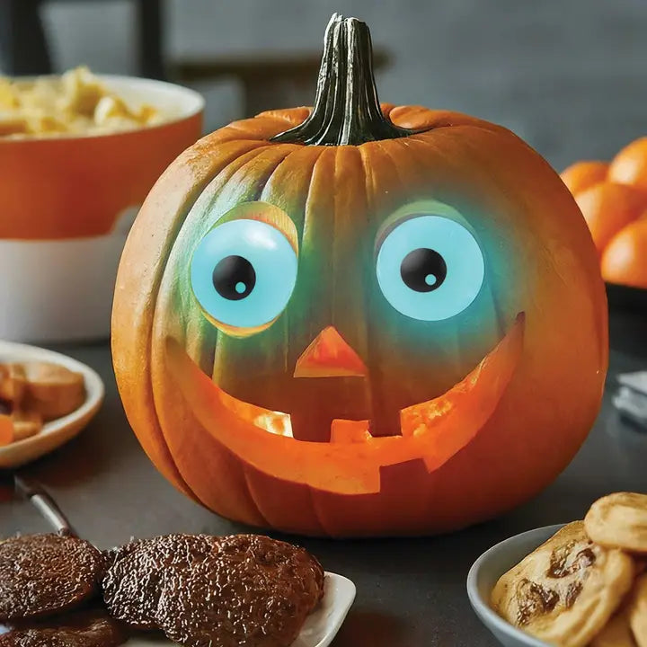 Halloween Witching Hour Light-Up Pumpkin Eyeballs