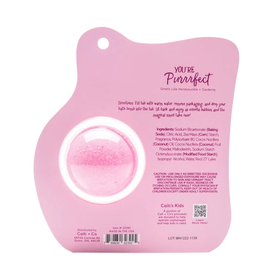 Cat Clamshell Bath Bomb