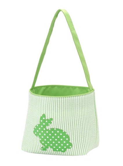 Viv & Lou Easter Bucket Polkadot Green