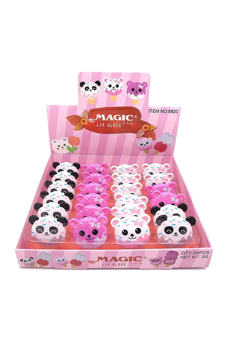 Panda Bear Popsicle Lip Gloss
