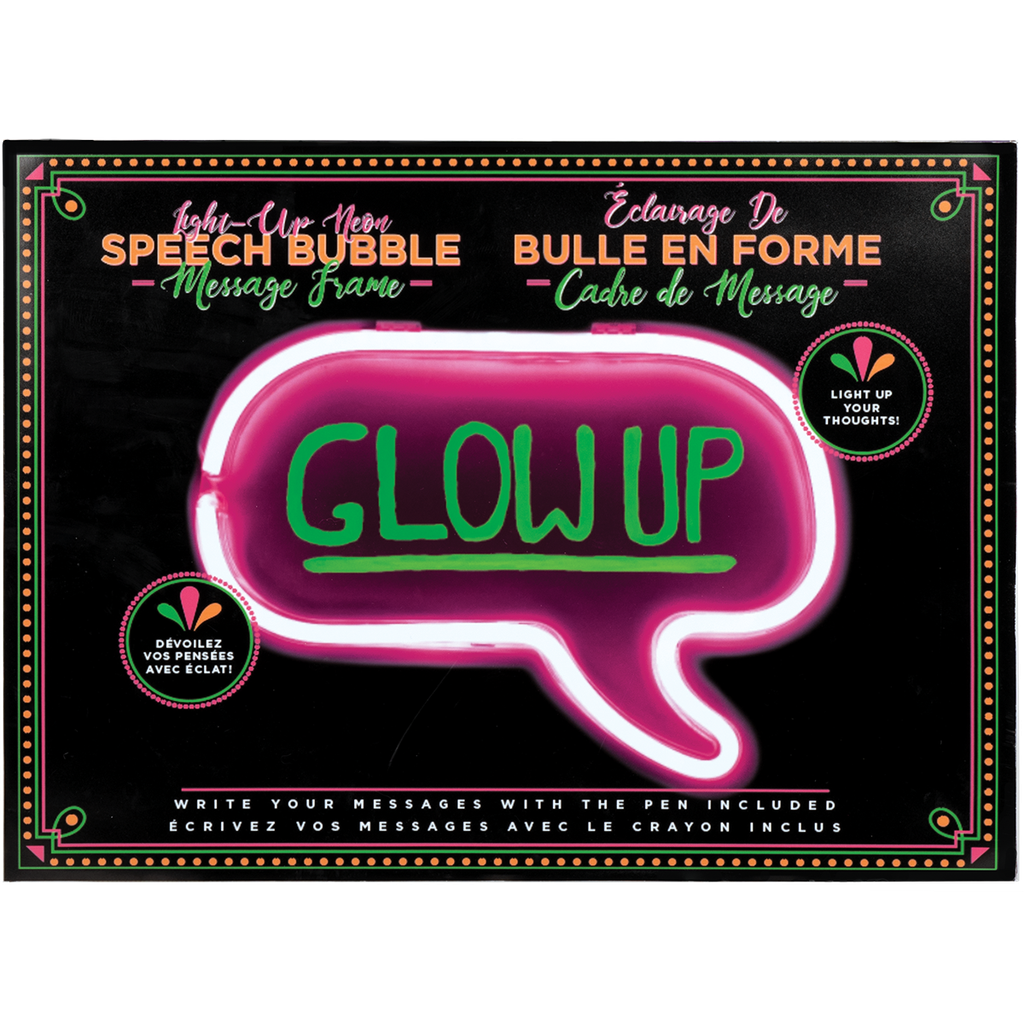Neon Speech Bubble Light
