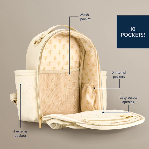 Itzy Ritzy Milk & Honey Itzy Mini Plus™ Diaper Bag Backpack