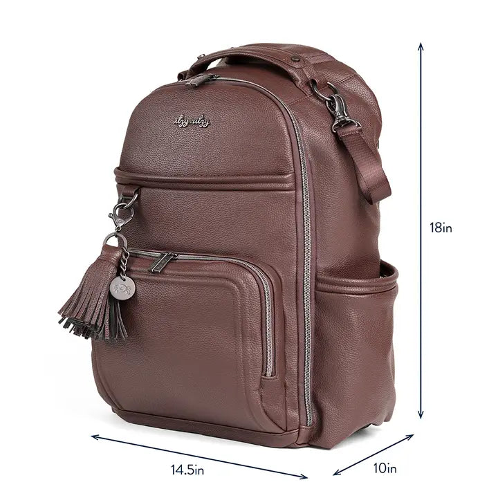 Itzy Ritzy Espresso Boss Plus Diaper Bag Backpack