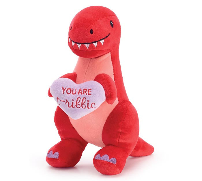 PLUSH YOU ARE T-RIFFIC T-REX DINOSAUR