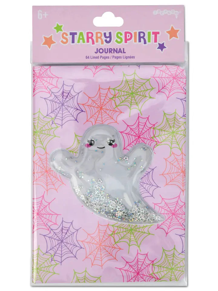 Glitter Ghost Shakey Journal