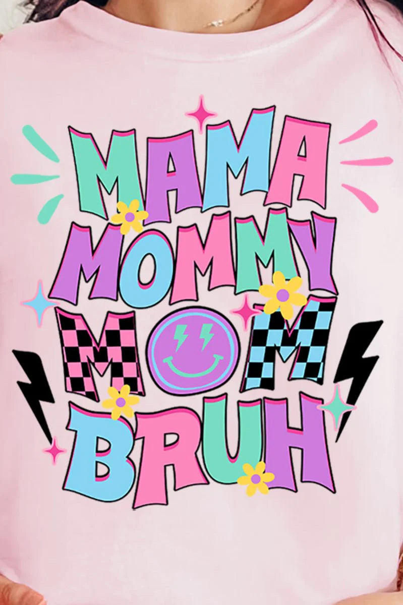 Womens Mama All The Names Blossom Comfort Colors Cotton Tee