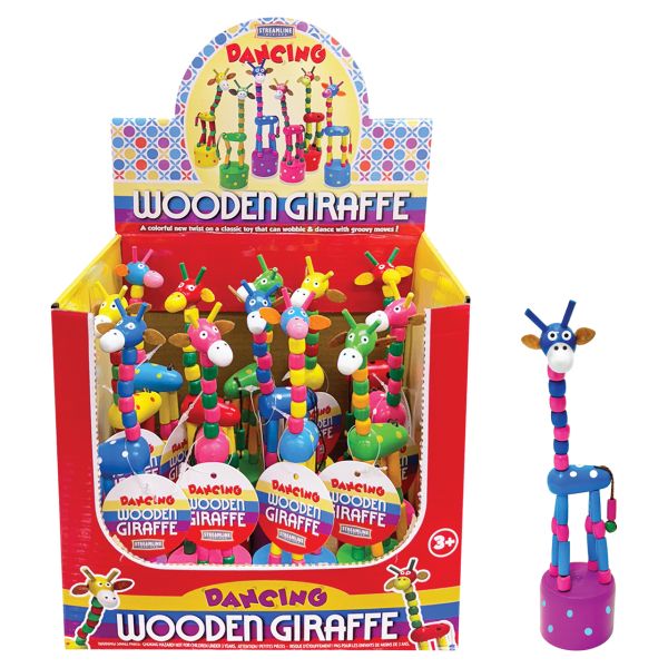 Collapsible Wooden Dancing Giraffe