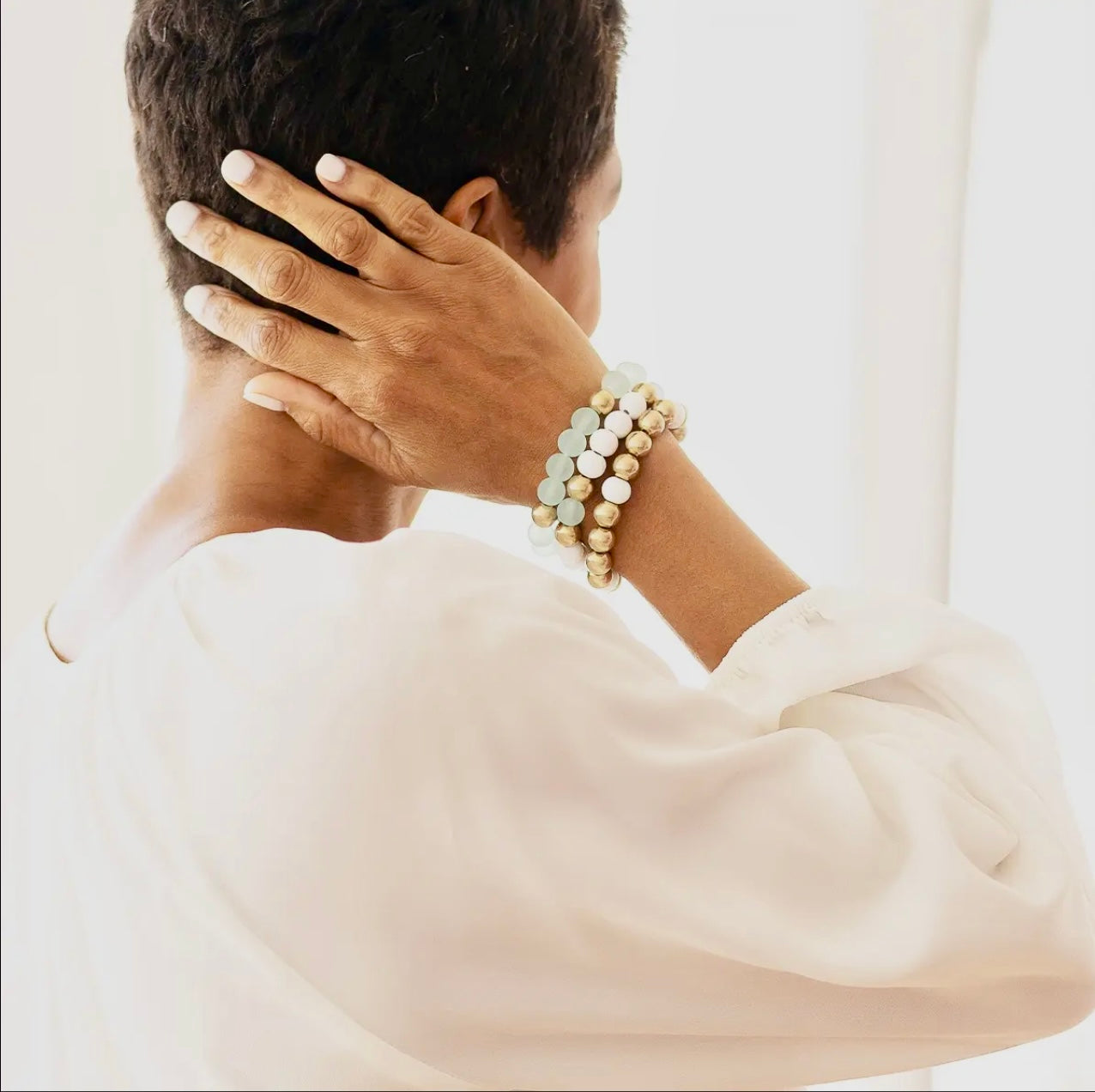 Viv & Lou Seafoam Bracelet Stack