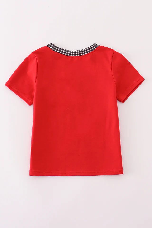 Boys Georgia Bulldog Embroidery Top