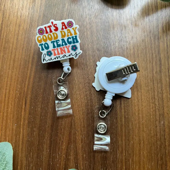 It’s A Good Day To Teach Tiny Humans - Groovy Badge Reel