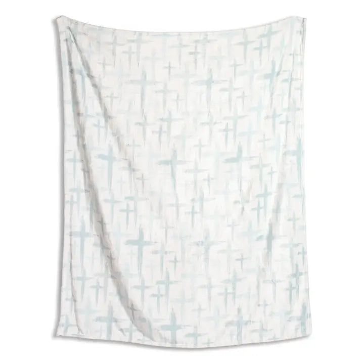 The Royal Standard Have Faith Throw Blue 50x60
