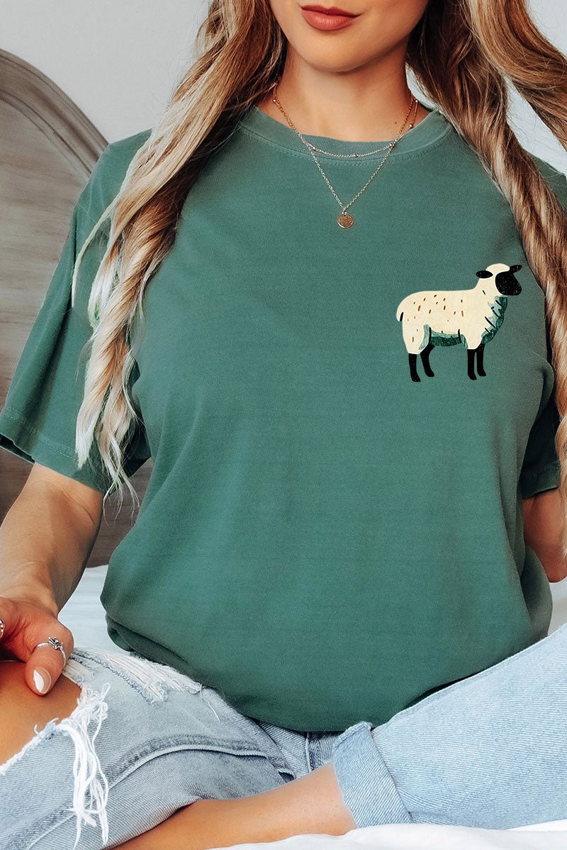 Womens I'm The One Front & Back Emerald Comfort Colors Tee