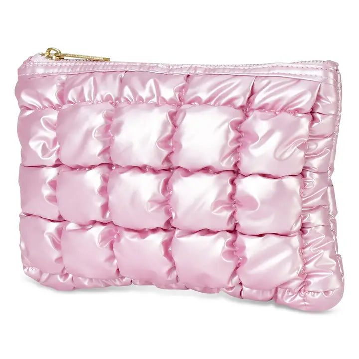 Icy Rose Puffer Pouch