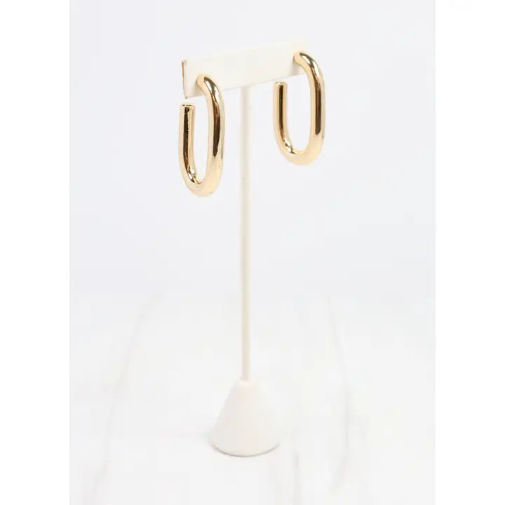 Caroline Hill Irina Hoop Earring Gold
