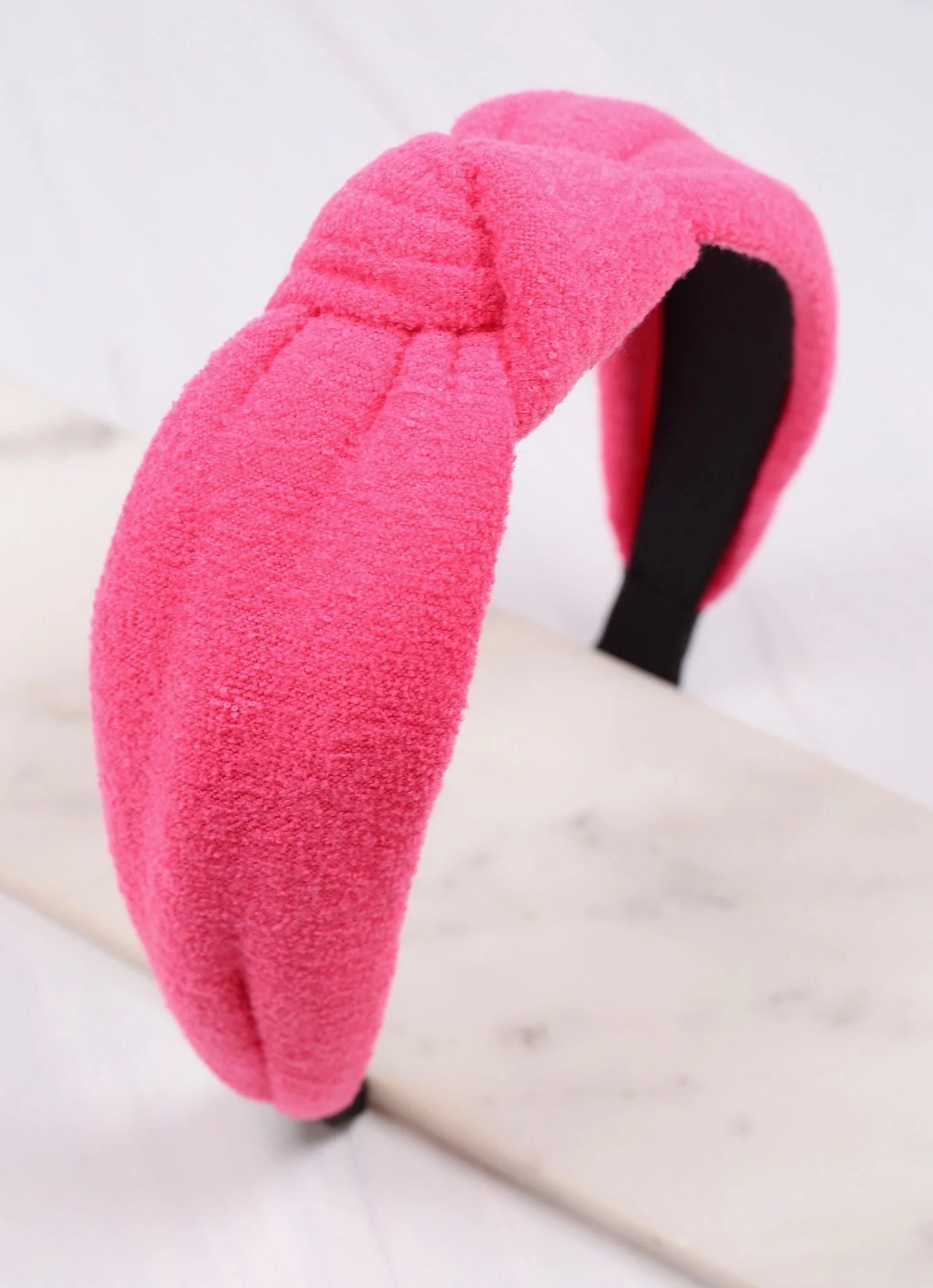 Terry Headband Hot Pink