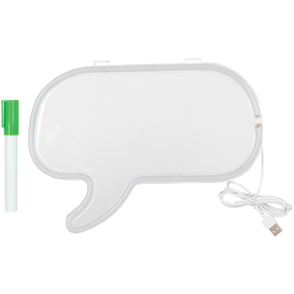 Neon Speech Bubble Light