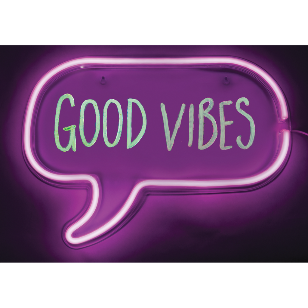 Neon Speech Bubble Light
