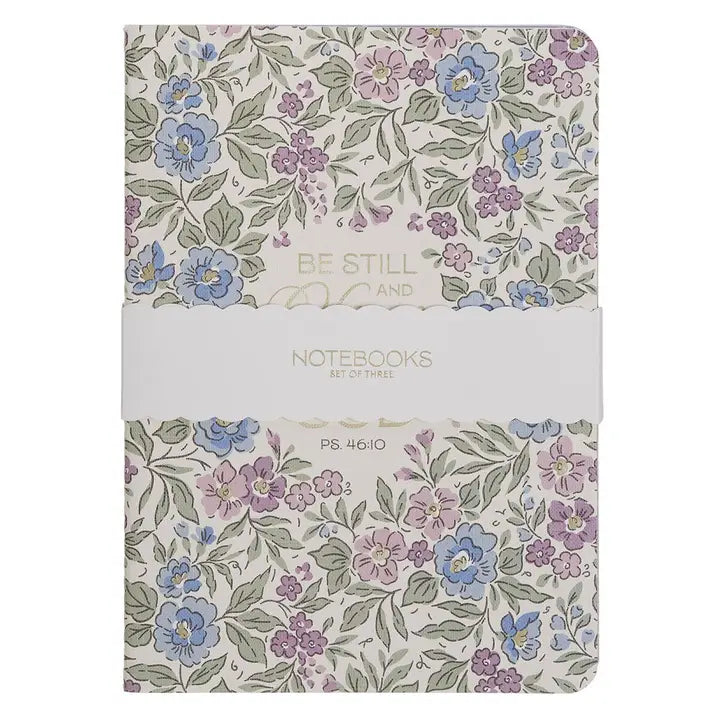 Notebook Set 3pc Be Still and Know Ps. 46:10