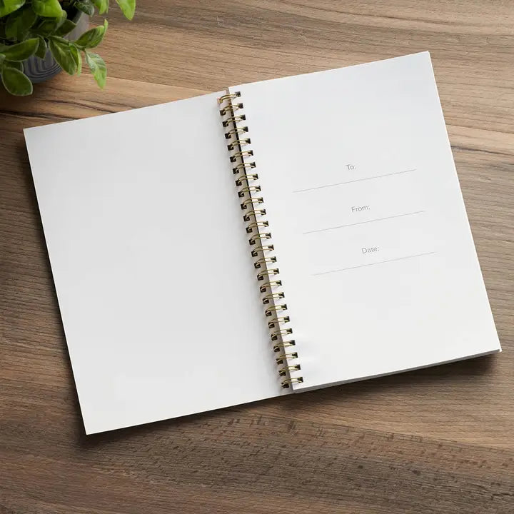 Notebook Spiral Floral Those Who Trust in the Lord Isa 40:31
