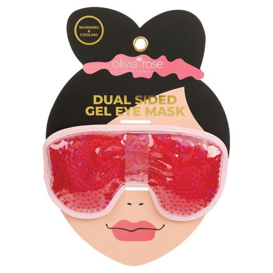 Olivia Rose Dual Sided Gel Eye Mask - Rose