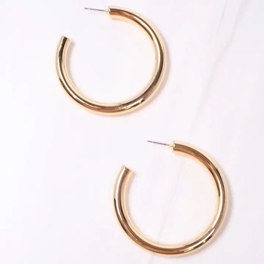 Caroline Hill Perrineau Hoop Earring Gold