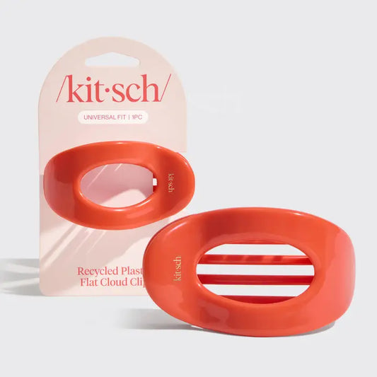 Kitsch Recycled Plastic Flat Cloud Clip - Cherry
