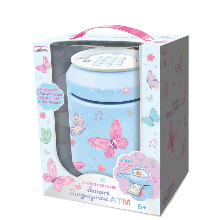 Smart Fingerprint ATM, Tie Dye Butterfly