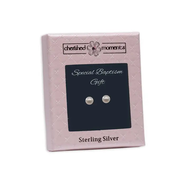 Sterling Silver Pearl Earrings