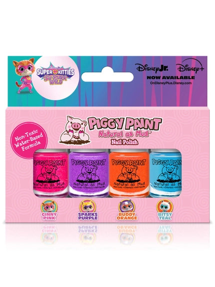 Piggy Paint Superkitties 4-Polish Box Set