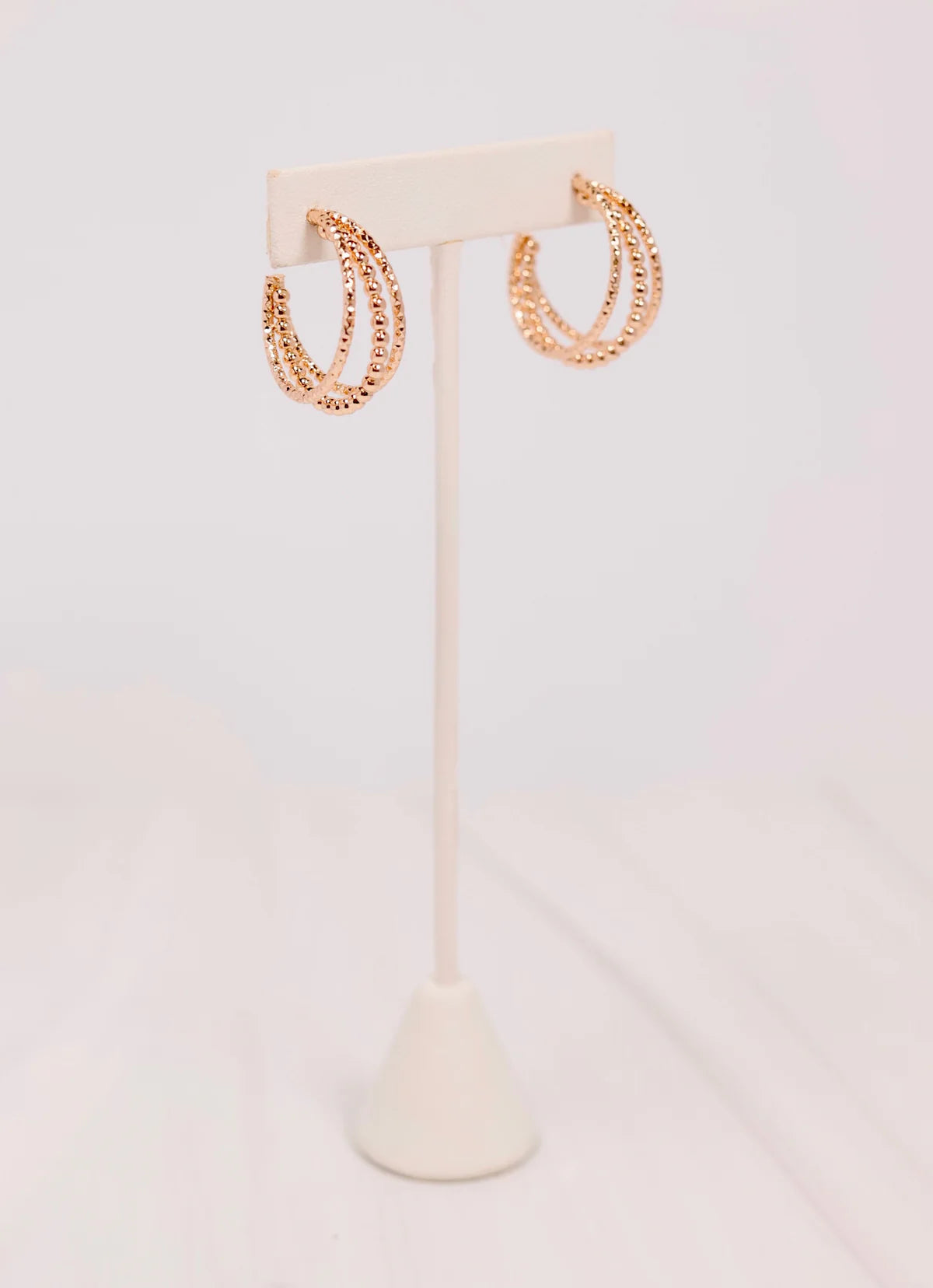 Caroline Hill Gold Belforest Hoop Earrings