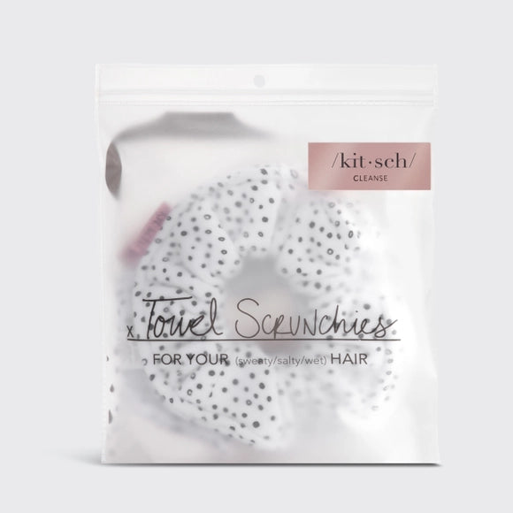 Kitsch Towel Scrunchie 2 Pack - Micro Dot