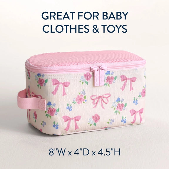 Itzy Ritzy Ribbons + Roses Pack Like A Boss Packing Cubes