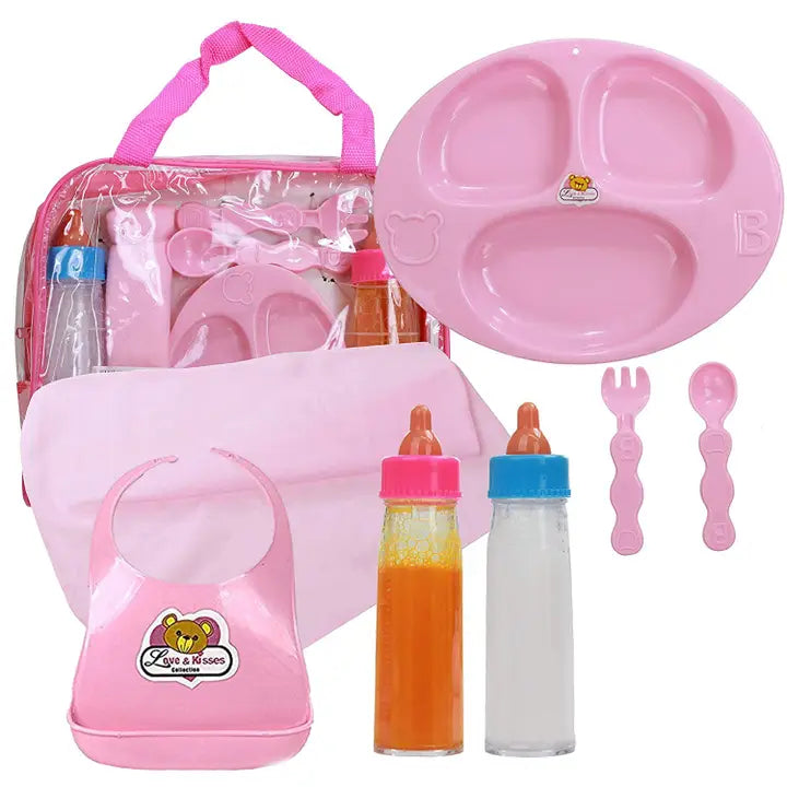 Feeding Set Includes 2 Magic Bottles