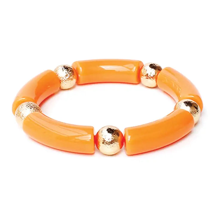 Viv & Lou Orange Wrenley Bracelet