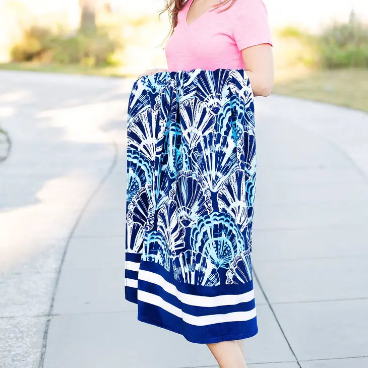 Viv & Lou Aquaholic Beach Towel