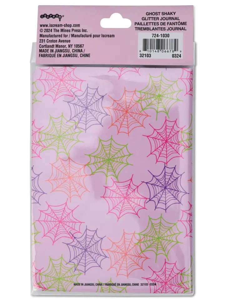 Glitter Ghost Shakey Journal